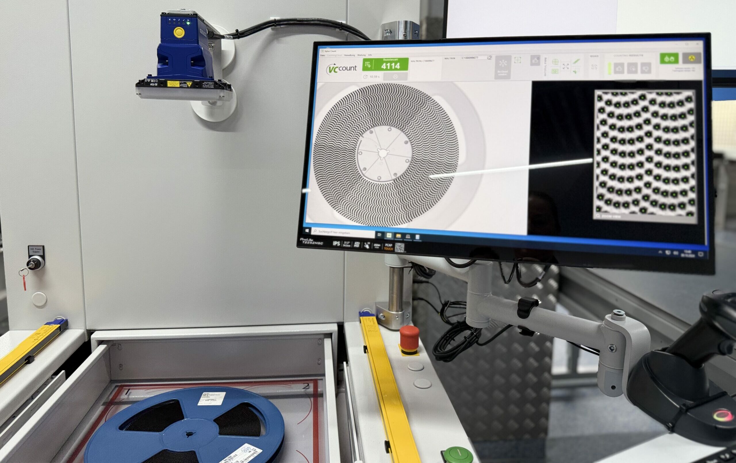 WALTRON optimiert Produktionslogistik mit automatischem Röntgen-Bauteilzähler